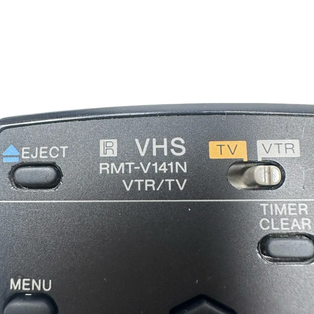 Sony RMT-V141N VHS VTR TV Remote Control Jog Shuttle Wheel OEM Replacement